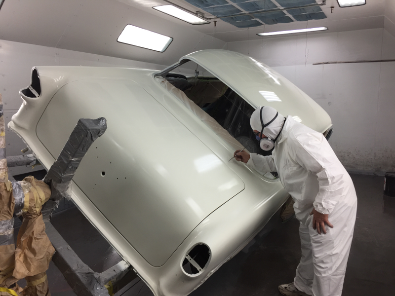 Illustration for article titled 1955 Chevy Bel Air Project Update- Body in full color!